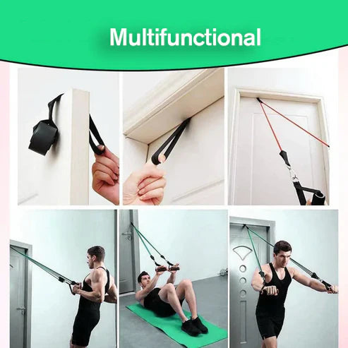 11 PCS Premium Resistance Bands Set β Build Strength & Tone Muscles