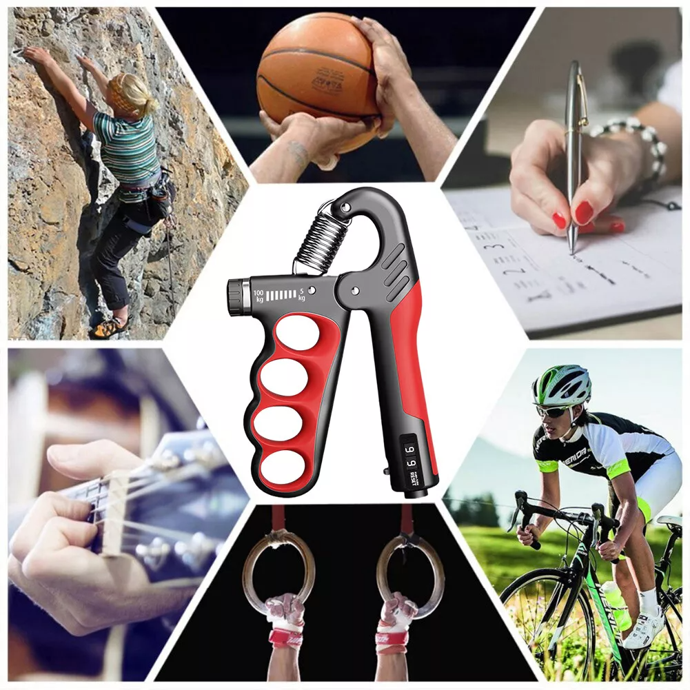 5-100 KG Grip Strength Trainer Hand Grip Strengthener Adjustable Resistance