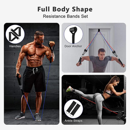11 PCS Premium Resistance Bands Set — Build Strength & Tone Muscles